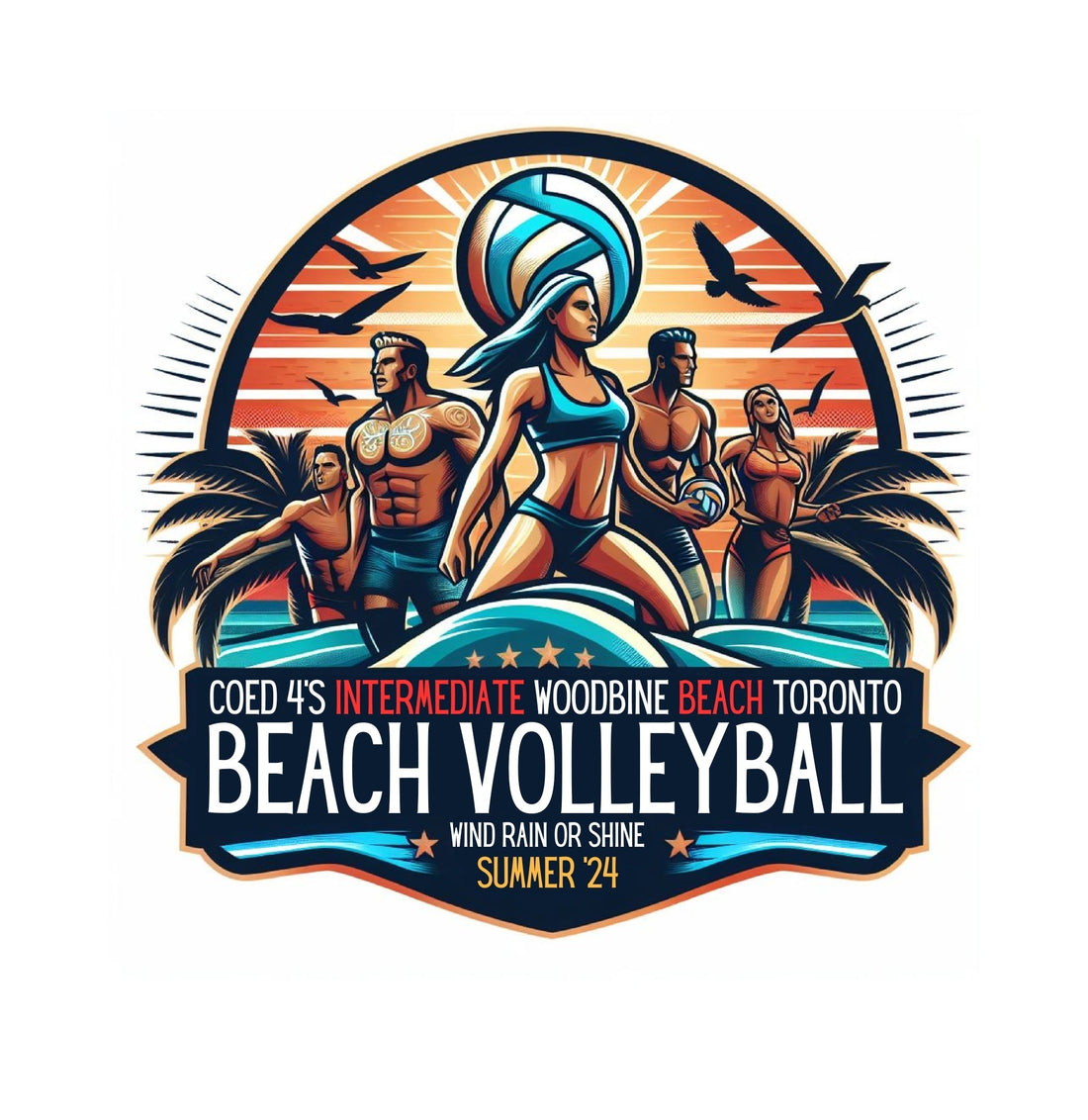 Co-ed Men and Women League Level | Wind Rain or Shine