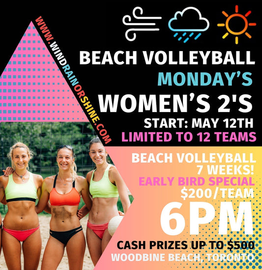 TORONTO BEACH VOLLEYBALL WOMEN'S LEAGUE STARTS MAY 12TH, 2025!!