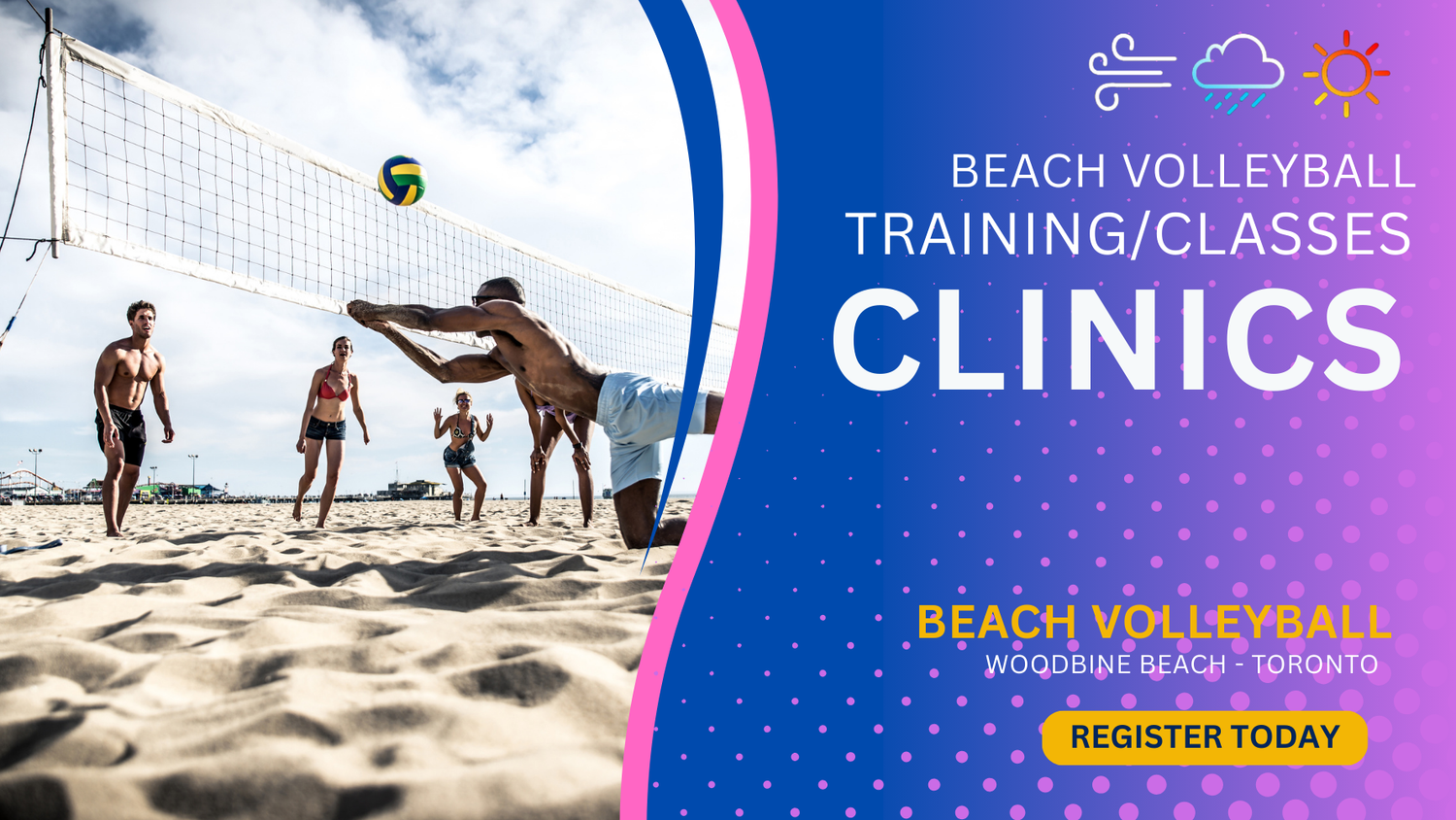 Beach Volleyball Coaching, Classes & Clinics