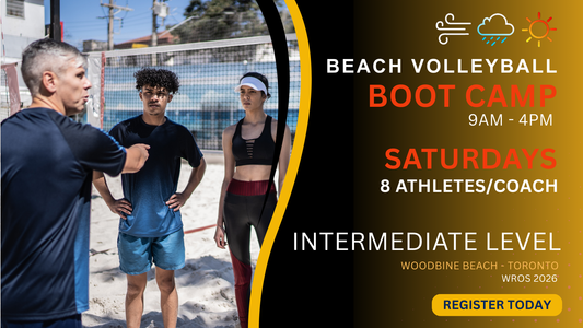Beach Volleyball Boot Camps in Toronto | Wind Rain or Shine