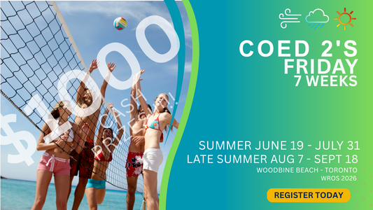 FRIDAYS 2'S COED $1000 COED LEAGUE BEACH VOLLEYBALL