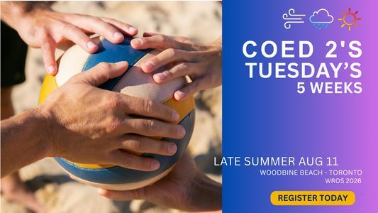 TUESDAY COED LEAGUE BEACH VOLLEYBALL 2'S 6:00 PM START