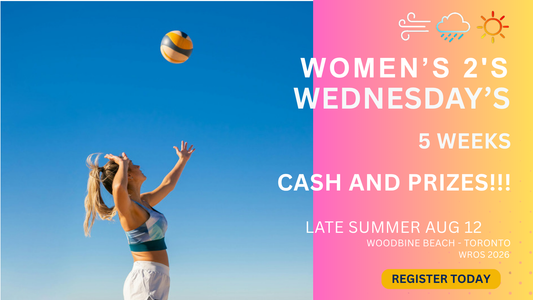 WEDNESDAY INT/ADV WOMEN'S 2'S LEAGUE BEACH VOLLEYBALL 6:00 PM START
