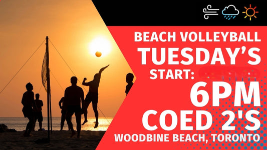 TUESDAY SUMMER COED 2'S BEACH VOLLEYBALL LEAGUE TEAM ENTRY