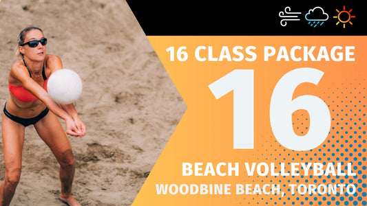 BIG 16 Clinic/Class Beach Volleyball Package Woodbine Beach, Toronto, Canada