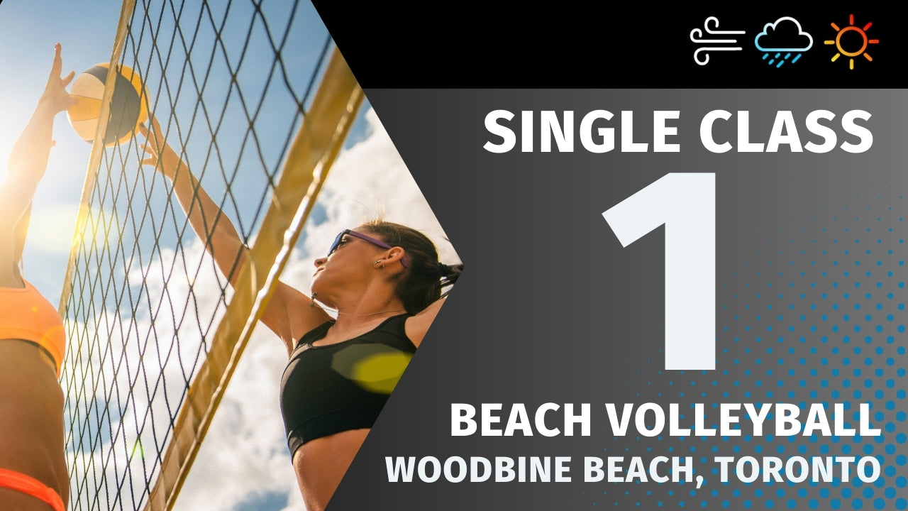 1 Clinic/Class Beach Volleyball Package Woodbine Beach Toronto, Canada